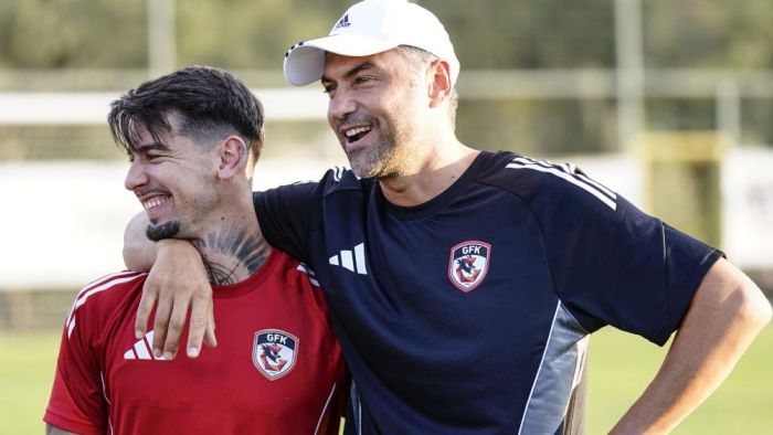 Gaziantep FK'nın yeni transferi Perez antrenmanda